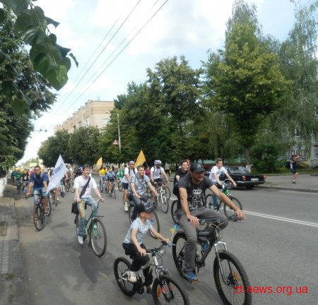 У Житомирі відбувся велопробіг "Україна без наркотиків"