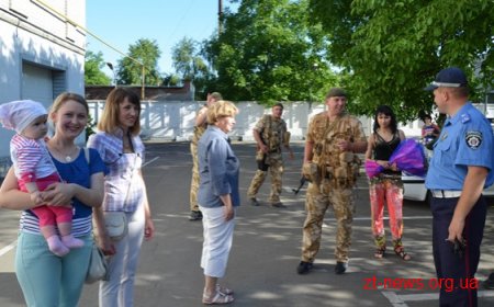 Житомирські ДАІшники повернулися із зони АТО