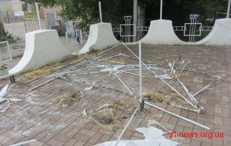 Черговий підпал кафе в центрі Житомира, третій з початку року