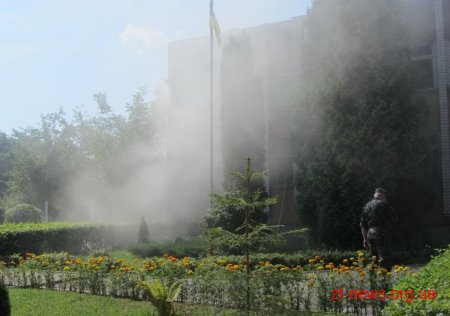 У Житомирі загорівся міський військкомат