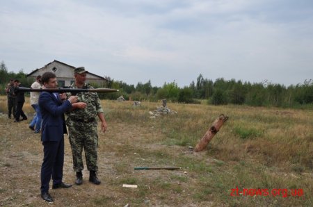 Сергій Машковський побував на полігоні 26-ї Бердичівської артилерійської бригади