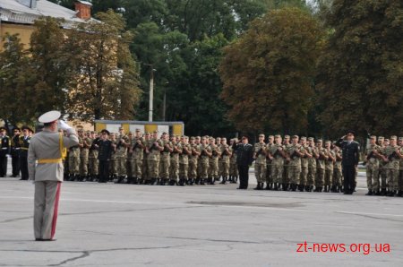 У Житомирі 239 курсантів склали Військову присягу на вірність українському народові
