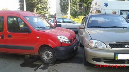 У Житомирі зіткнулись Daewoo та Renault