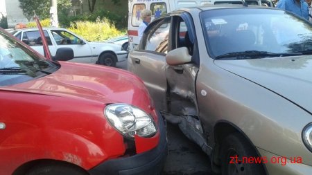 У Житомирі зіткнулись Daewoo та Renault