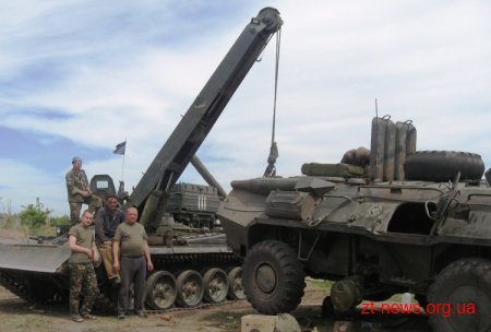 У зоні АТО понад 160 одиниць озброєння і техніки відновили військові ремонтники з Житомирщини