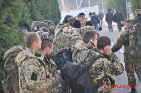У Житомирі зустрічали бійців 95-ї бригади, які боронили Донецький аеропорт