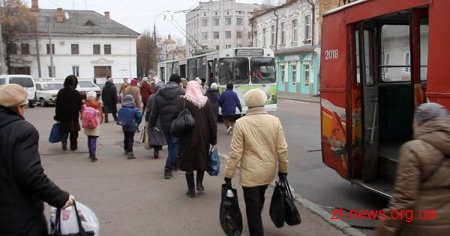 У Житомирі задимівся тролейбус