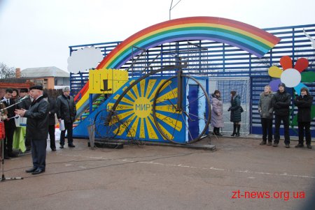 У Коростені відкрили пам’ятник велосипеду