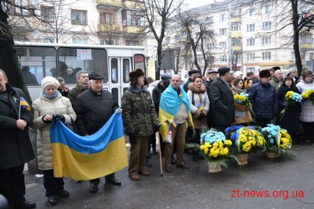 В День Соборності України житомиряни створили "Ланцюг єдності"