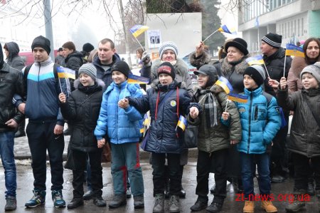 В День Соборності України житомиряни створили "Ланцюг єдності"