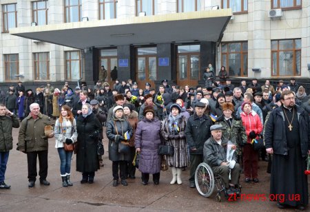 В День Соборності України житомиряни створили "Ланцюг єдності"