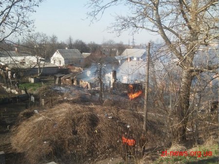 У Житомирі поблизу залізничного вокзалу згорів сарай