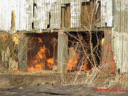У Житомирі рятувальники ліквідували пожежу в градирні