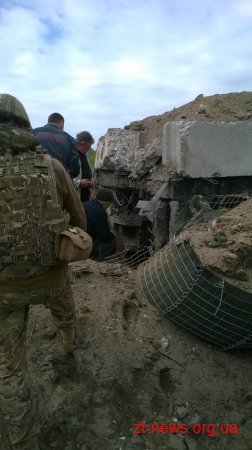 На житомирському полігоні випробовували на міцність фортифікаційну споруду