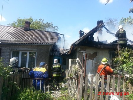 У Житомирі під час пожежі вогнеборці врятували чоловіка