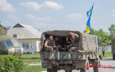 У Житомирі зустріли десантників 95-ї бригади