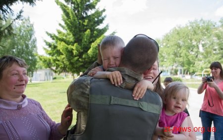 У Житомирі зустріли десантників 95-ї бригади