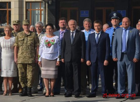 У Житомирі відбулися урочистості з нагоди Дня Державного Прапора