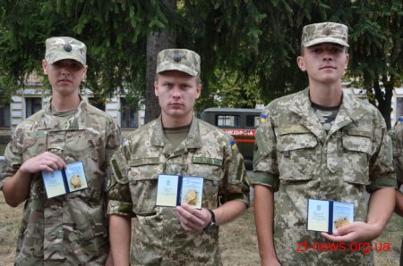 У Житомирі курсанти прийняли присягу на вірність українському народові
