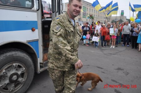 У Житомирі зустріли легендарну 81-у бригаду
