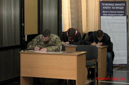 У Житомирі за перший день прийому документів до поліції подали понад 1700 заяв