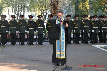 У Житомирi вшанували загиблих бiйцiв