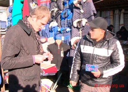 У Житомирі поліція провела профілактичні відпрацювання ринків