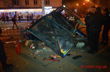 У Житомирі у ДТП постраждали 3 міліціонера та пішохід