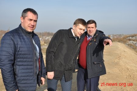 Голова ОДА перевірив хід будівництва полігону твердих побутових відходів у м. Новоград-Волинський
