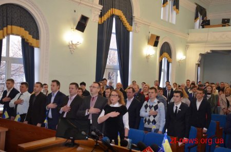 У Житомирі відбулось перше пленарне засідання сесії міської ради 7 скликання