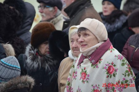Молитвою на майдані ім.С.П.Корольова житомиряни відзначили Різдво Христове