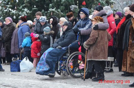 Молитвою на майдані ім.С.П.Корольова житомиряни відзначили Різдво Христове