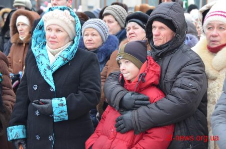 Молитвою на майдані ім.С.П.Корольова житомиряни відзначили Різдво Христове