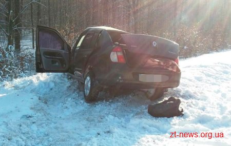 У Бердичівському районі "Рено" зіштовхнулося з фурою