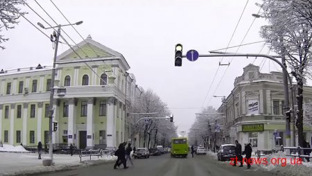 У Житомирі маршрутка мало не збила жінку