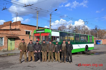 Житомирське ТТУ відремонтувало ще один тролейбус