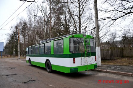 Житомирське ТТУ відремонтувало ще один тролейбус