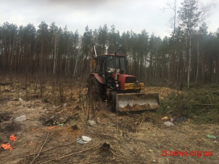 На Житомирщині правоохоронці "закривають" нелегальні копальні бурштину
