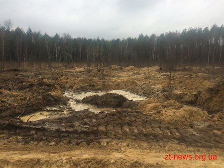 На Житомирщині правоохоронці "закривають" нелегальні копальні бурштину