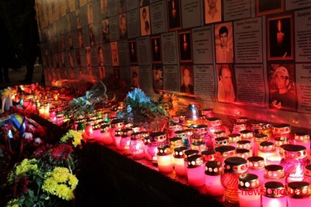 У Житомирі вшанували Героїв Небесної Сотнi