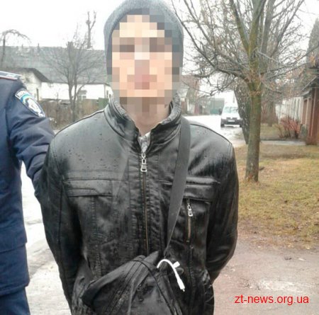 Небайдужі житомирянин гуртом викрили та затримали крадія