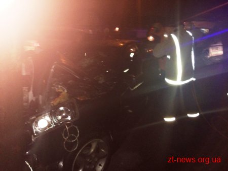 У Житомирі автомобіль врізався в дерево