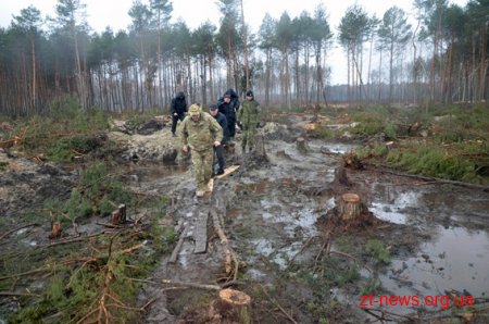 Сергій Машковський відвідав незаконні бурштинові копальні