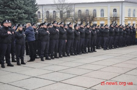 Житомирські поліцейські склали присягу на вірність українському народу