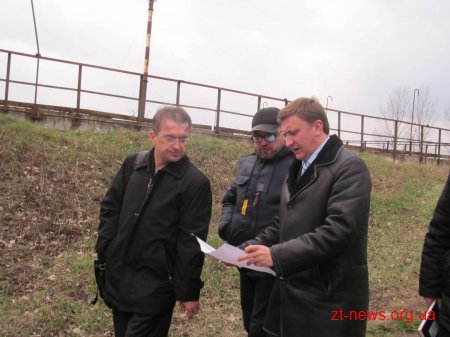 Мер Житомира перевірив роботу очисних споруд