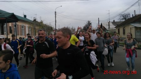 Двісті житомирян стали учасниками відкритого пробігу