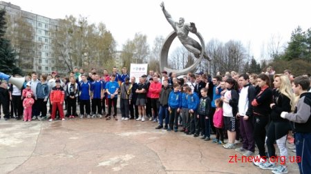Двісті житомирян стали учасниками відкритого пробігу