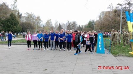 Двісті житомирян стали учасниками відкритого пробігу