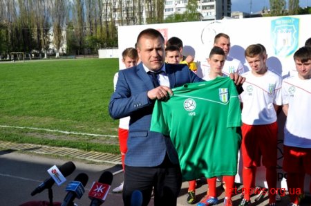 У Житомирі представили нову футбольну команду