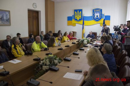 Учасники велопробігу «Велопробіг за мир»  завітали до Житомира